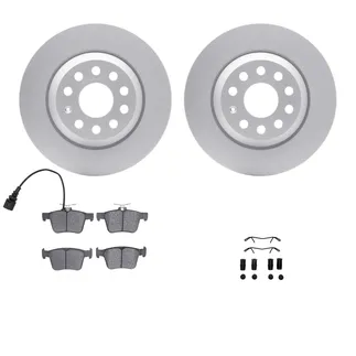 R1 Concepts WDWH1-73051 Brake Rotor- Carbon Coated W/ Ceramic Pads & Hdw